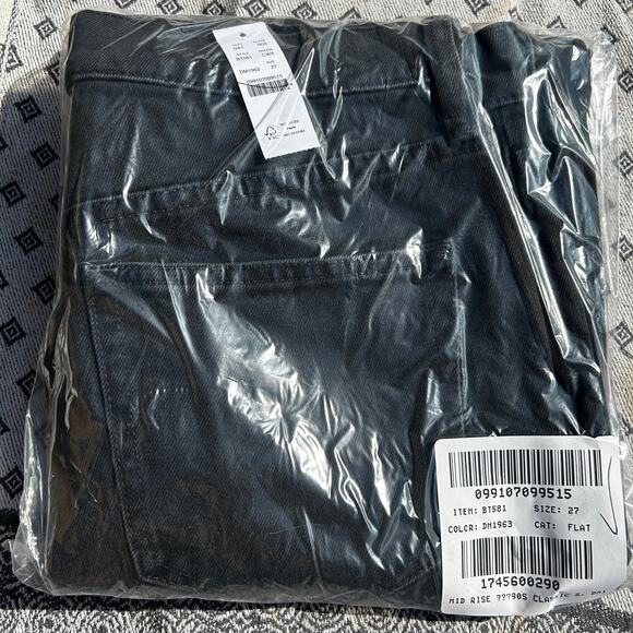 NWT J. Crew Classic 90s Straight Jeans 26 26P Charcoal Black BT582 J.Crew Women - Picture 6 of 6